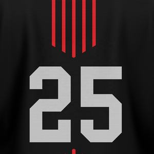 Ensemble de maillot de hockey pour hommes, tricoté, imprimé numériquement, 180g, avec lettres et numéros cousus, 100% polyester - Product Image 4