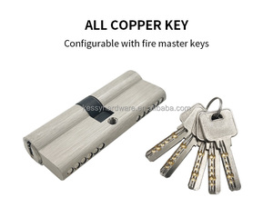Cylindre Upvc avec Clés <span class=keywords><strong>Mortaise</strong></span> Noyau En Laiton 70 mm Double Cylindre De Serrure De Porte Ouverte Avec Clé En Laiton - Product Image 4