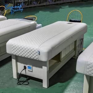 Bonniebeauty Basin Wooden Frame Salon Adjustable Spa Thai Head Spa Water Massage Chair Shampoo Bed - Product Image 2