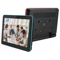 Soporte de pared personalizado, 14 pulgadas, pantalla táctil Full HD, Vesa, Android 11, NFC, tableta con luces LED