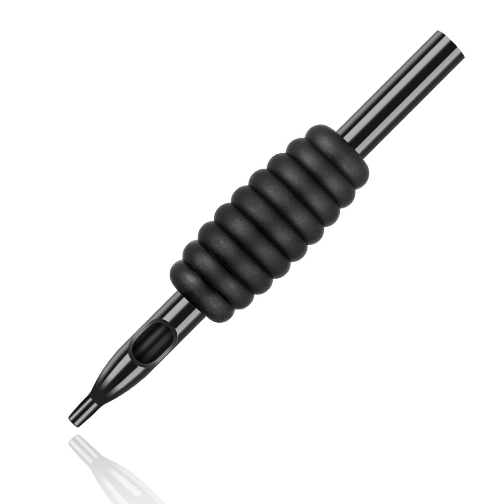 Смываемая Татуировка ручка 19 мм черный татуировка силиконовая ручка катушки моторная машина ручка оборудование для татуировки производство Китай