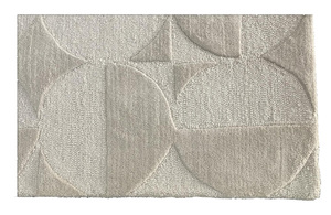 Sang trọng hiện đại tay-chần len Thảm vòng cắt kết cấu mô hình trừu tượng thiết kế tăng cường phong cách nhà khu vực Thảm Bộ - Product Image 2