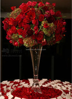 Bruidsdecoratie zijden rozen luxe hoge kwaliteit kunstbloemen bol tafel centerpiece groothandel