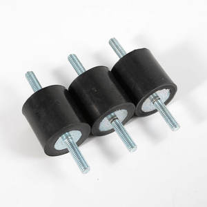 Amortisseur en caoutchouc de type Vv, colonne filetée à double tête pour équipement mécanique, coussin d'absorption des chocs 10Mpa - Product Image 2