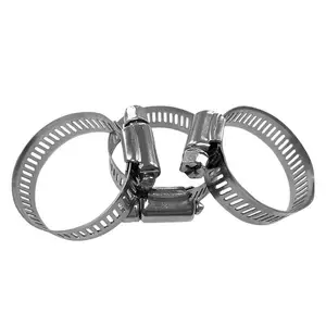 Braçadeira De Mangueira De Alta Qualidade China Wholesale Price Custom American Type Hose Clamp 304 316 Aço Inoxidável Braçadeira De Mangueira