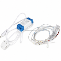 Bande lumineuse LED autocollante, flexible et découpable, RGB, pour la décoration de la maison, des armoires, des fêtes et des vacances