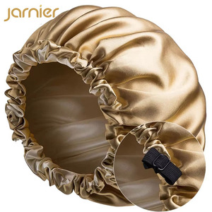 Gorro de <span class=keywords><strong>Ducha</strong></span> de Seda Elástico Ajustable de Doble Capa, Transpirable, de Color Sólido, <span class=keywords><strong>para</strong></span> el Cuidado del Cabello Postparto - Suministros <span class=keywords><strong>para</strong></span> la Salud Ocular - Product Image 1