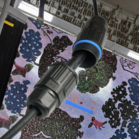 Boîtier de jonction étanche IP68 pour extérieur, connecteurs électriques 10A 12V mâle/femelle pour alimentation, boîtier en laiton PA66 pour éclairage LED public