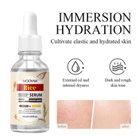 Sérum liquide pour le soin de la peau à l'extrait de riz coréen, vitamine C, niacinamide, acide hyaluronique, naturel, végétalien, hydratant, éclaircissant, réparateur, illuminateur