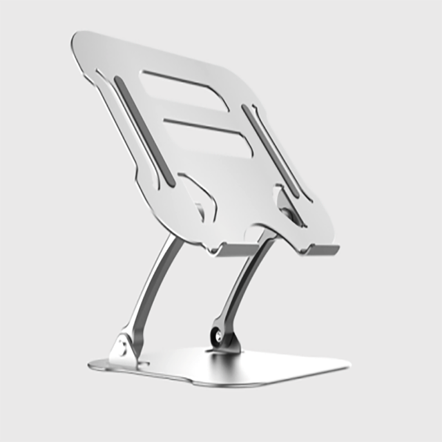 Hot Selling Desktop Notebook Stand Custom Logo Adjustable 17-Inch Laptop & Tablet iPad Compatible Stand 360 Rotating Base Metal