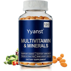OEM/ODM avec des fruits et légumes biologiques réels, multivitamines en gélules pour la force osseuse et la fonction musculaire, emballage personnalisé - Product Image 1