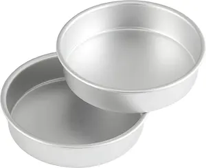 Food Grade Baking Pans Accessories Round Aluminum Cake Pan Sets Tools For Molds