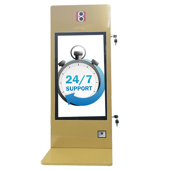 Desktop 32Inch Touch Self Checkout Facial Recognition Kiosk with QR Scanner Runs in Windows