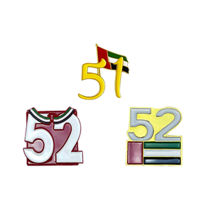 Bandera personalizada de fábrica, regalo de recuerdo de Metal de Arabia Saudita, Pin esmaltado del Día Nacional DE LOS Emiratos Árabes Unidos, pines saudíes - Product Image 2