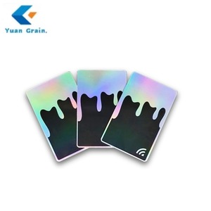Ảnh ba chiều NFC thẻ in laser NFC an ninh dán cảm ơn bạn thẻ với chip <span class=keywords><strong>RFID</strong></span> - Product Image 3