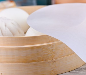 Nhà máy nóng bán tráng hấp vòng tùy chỉnh lỗ hấp Silicone giấy - Product Image 2