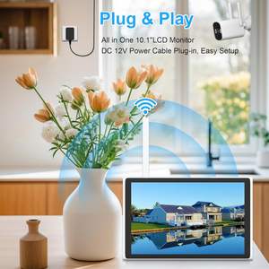 Sistema di Telecamere di Sorveglianza Wireless Antela, 4 Pezzi 1080p H.265 con NVR a 10 Canali, Monitor per Sicurezza Esterna con Audio e Archiviazione Cloud - Product Image 2