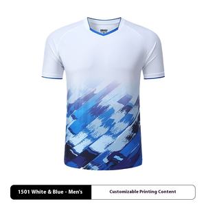 Летняя Новинка, женская одежда для бадминтона, быстросохнущие дышащие теннисные рубашки с принтом спереди, топы с коротким рукавом, тренировочная одежда - Product Image 6