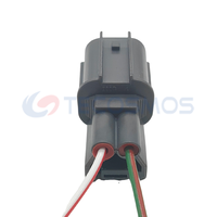 Adaptateur de connecteur de klaxon automobile de haute qualité pour Honda 2 broches mâle CT2-0095G Contact en cuivre et boîtier en ABS/Nylon