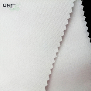 Thân Thiện Với Môi Trung Quốc Bán Buôn Sản Xuất Cứng Áo Sơ Mi Interlining 100% <span class=keywords><strong>Polyester</strong></span> 155gsm Fusible Cổ Áo Lót Cho Nam Giới Áo Sơ Mi - Product Image 3