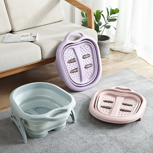 Bañera Plegable Portátil para Pies, Bañera de Plástico con Ruedas para el Hogar, para Baño o Cocina, para Viajes - Product Image 1