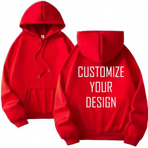 Sweat-shirt à capuche rose personnalisable unisexe, coupe oversize en polaire, décontracté pour l'automne, avec motif imprimé, poche avant, manches classiques 2027 - Product Image 2