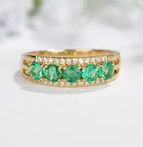 Mode vergulde edelsteen custom vrouwen finger sieraden sterling zilver 925 engagement wedding cz diamanten ringen