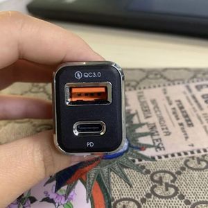 Universal 38W Car Charger for Phone Quick Charge 3.0 Fast Charging Car 2 Port USB-<b>C</b> Charger <b>Adapter</b> - Product Image 6