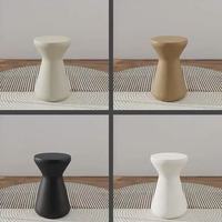 Table d'appoint en magnésie en forme d'heure de prière, style Wabi Sabi, pour salon