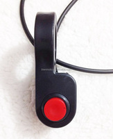 Botón de arranque de bocina de manillar de motocicleta Universal de 7/8 pulgadas Led Matel E-Bike Hazard Motor Bike Switch