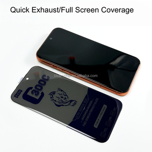 Protection d'écran en <span class=keywords><strong>verre</strong></span> anti-statique ESD 300C à couverture intégrale 0,55 mm, grand arc, ultra-fin, avec confidentialité pour iPhone 17 13 12 Pro Max - Product Image 6
