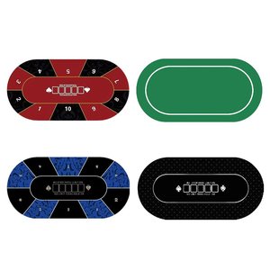 <span class=keywords><strong>Tapis</strong></span> de <span class=keywords><strong>jeu</strong></span> de poker multi-designs 120*60cm 2mm en tissu avec dos antidérapant en caoutchouc, zones de paris claires et surface en feutre durable - Product Image 2
