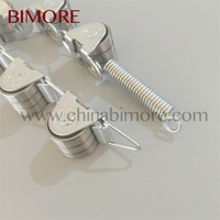 Chaîne de main courante d'escalator Bimore DAA332N, 17 maillons, pas de 56 mm ou 50 mm pour XO508 XO-508