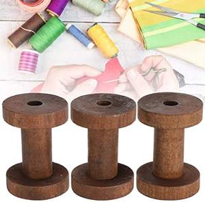 Bobine di legno bobine vuote bobine di legno non finite bobine di tessitura a filo - Product Image 4