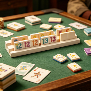 Set di Tessere per <span class=keywords><strong>Okey</strong></span> Turco Personalizzato a Tema Caffè, 2 Strati in Acrilico, Regalo per Giocatori di Giochi da Tavolo - Product Image 2