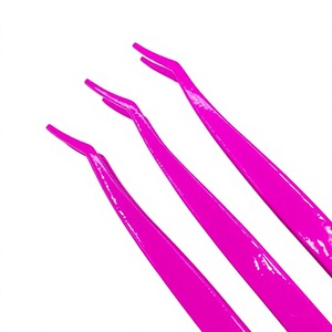 Pince à épiler professionnelle personnalisable pour cils, nettoyeur de pince à épiler en acier inoxydable, outils de beauté écologiques pour - Product Image 1