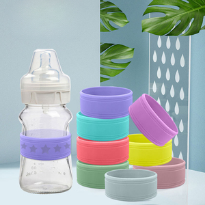 Etiquetas de biberón reutilizables personalizadas para guardería-Silicona de grado alimenticio para leche materna y alimentos para bebés, personalizadas - Product Image 2