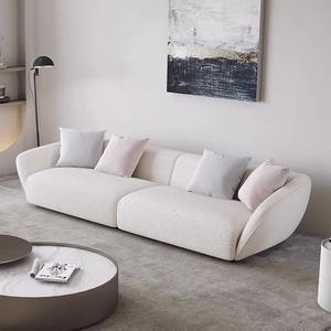 Nordic Villa Hotel Luxury <strong>Crushed</strong> <strong>Velvet</strong> <strong>Sofa</strong> Set White <strong>Sofa</strong> Living Room Home Set Designs Sectional Cloud <strong>Sofa</strong> Chair - Product Image 4