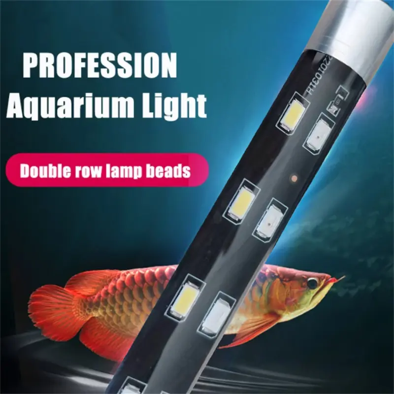 Zaohetian Offre Spéciale en aluminium en aluminium led lumière aquarium UV LUMIÈRE led aquarium lumière