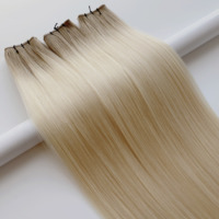 Ekstensi Rambut Ultra Tipis Haiy Laris Manis Anti Kusut & Anti Rontok Double Drawn Genius Weft Cuticle Aligned Ready Stock Pengiriman Cepat