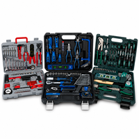 Lot complet de 97 outils à main OEM en gros, embouts de tournevis, jeu de douilles à cliquet en acier au chrome-vanadium, boîte à outils portable, garantie 3 ans