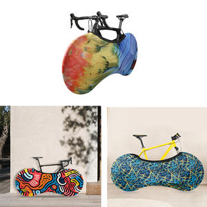 Housse <span class=keywords><strong>de</strong></span> vélo personnalisée pour l'extérieur avec impression <span class=keywords><strong>de</strong></span> logo OEM ODM, tissu résistant aux intempéries, drapeau <span class=keywords><strong>de</strong></span> promotion pour vélo - Product Image 1