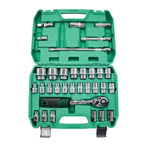 Juego de Llaves de Tubo de Alta Resistencia de 32 Piezas, con Trinquete de 72 Dientes, Vasos para Bujías y Varillas de Extensión para Reparación de Automóviles y Bricolaje - Product Image 3