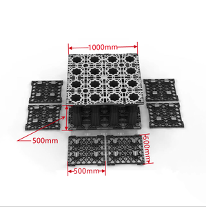 ถังเก็บกักน้ำจากพายุระบบกรองน้ำฝนแบบแยกส่วนสำหรับโรงงานอุตสาหกรรมทางหลวงการวางผังเมือง - Product Image 4