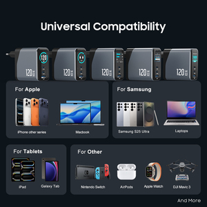 เครื่องชาร์จ USB C 100W บนเดสก์ท็อปที่ชาร์จ3.1 PD ชาร์จเร็วที่ชาร์จ USB แบบ USB 100W Gan - Product Image 6