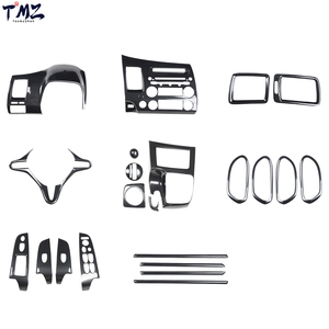 Tam <span class=keywords><strong>Set</strong></span> Çizilmez Plastik İç Döşeme Çıkartmaları Siyah Karbon Fiber Doku, Sol Direksiyonlu <span class=keywords><strong>Honda</strong></span> <span class=keywords><strong>Civic</strong></span> 8. Nesil 2004-2009 için - Product Image 2