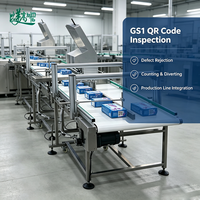 Equipo de Inspección Automatizado para la Lectura de Códigos QR en Bolsas de Empaque de Alta Velocidad, Rechazo de Defectos y Producción con División de Carriles