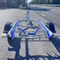Remorque pour jet ski en acier galvanisé, remorque pour un seul jet ski