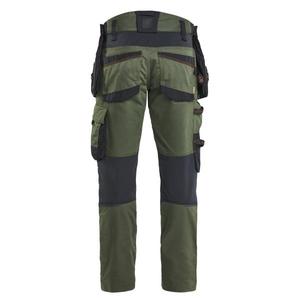 BLAKLADER - 197011494240C50 Pantalon Craftsman en stretch bidirectionnel Vert forêt/rouille-PANTALON DE TRAVAIL EAN 7330509950685 - Product Image 3