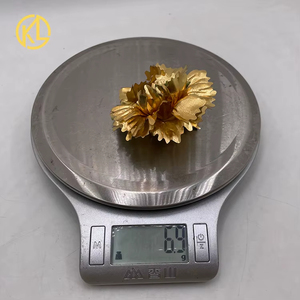 Broche boutonnière en feuille <span class=keywords><strong>d</strong></span>'<span class=keywords><strong>or</strong></span> 24 carats, nouvelle œillet pour les <span class=keywords><strong>parents</strong></span>, grande <span class=keywords><strong>d</strong></span>écoration de mariage, <span class=keywords><strong>cadeau</strong></span> pour la fête des mères - Product Image 5